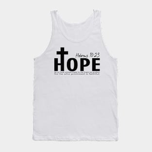 hope_hebrews 10:23 Tank Top